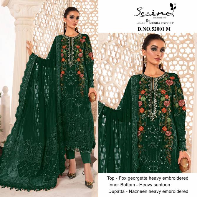 Serine 52001 L To O Fancy Wholesale Pakistani Suits Catalog

